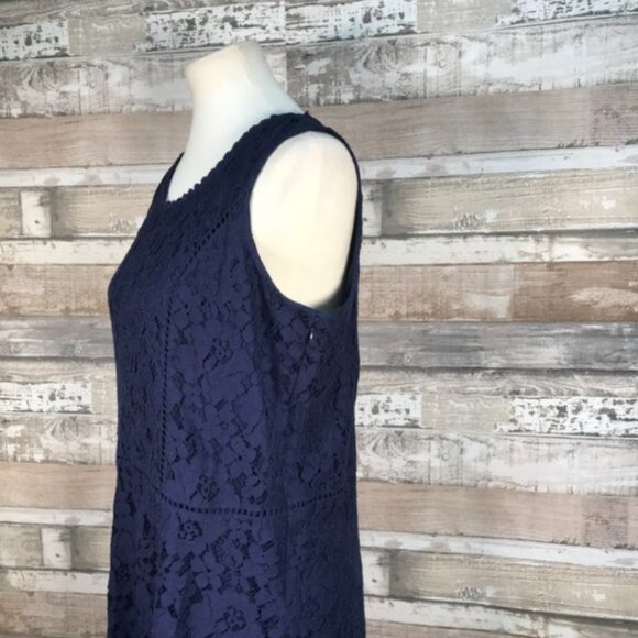 NWOT Isaac Mizrahi Live! Petite Hi-Low Lace Maxi Dress | Size LP - Picture 3 of 15